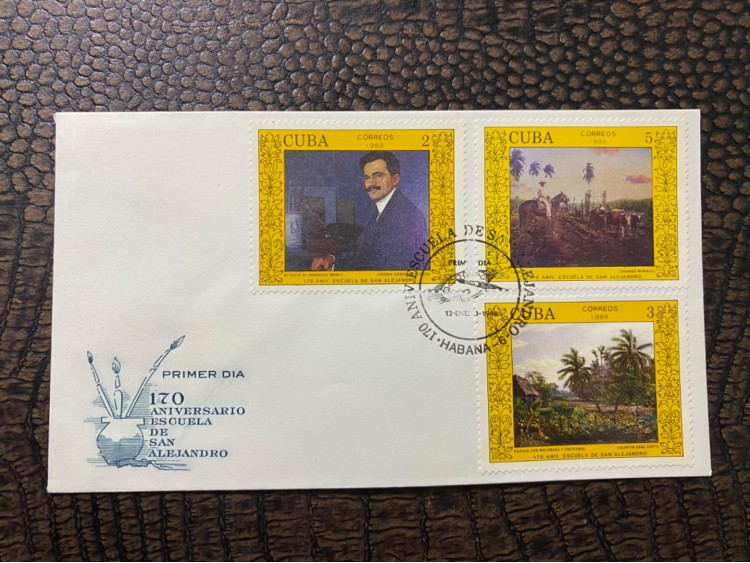 3'lü CUBA KÜBA İLK GÜN ZARFI Lotu farklı Temalı 80'li yılların