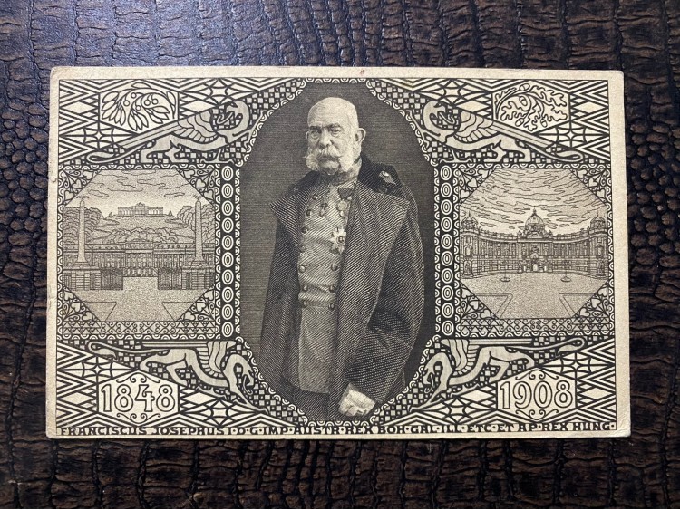 Avusturya İmparatorluğu 1915 tarihli Postakartı Macaristan İmparatoru Frans Joseph (1. Dünya Savaşından Müttefikimiz) Viyana'dan Hollanda Maastricht'e gönderilmiş