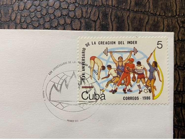 Cuba FDC / Küba İlk gün Zarfı IIV ANİVERSARİO DE LA CREACİON DEL İNDER