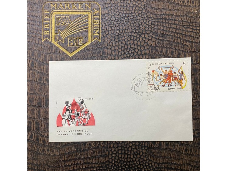 Cuba FDC / Küba İlk gün Zarfı IIV ANİVERSARİO DE LA CREACİON DEL İNDER