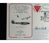İngiltere LİMİTED (300/230) FDC İlk Gün Zarfı First Jet Ejection seat cover 1971 signed by (ıslak İmzalı) Bernard Lynch and Capt J Scott.