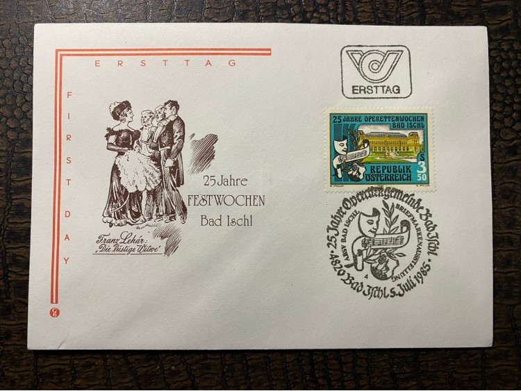 Österreich FDC  AVUSTURYA 1985 Özel Pullu Özel Damgalı İlkgün Zarfı