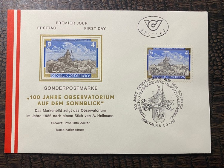 Österreich FDC   AVUSTURYA 1986 özel Pullu İlkgün Zarfı