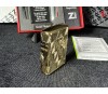 Orijinal 2018 Zippo Çakmak Z-29671 Diamond Design Gold Plated ARMOR 360 Engrave