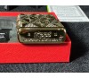 Orijinal 2018 Zippo Çakmak Z-29671 Diamond Design Gold Plated ARMOR 360 Engrave