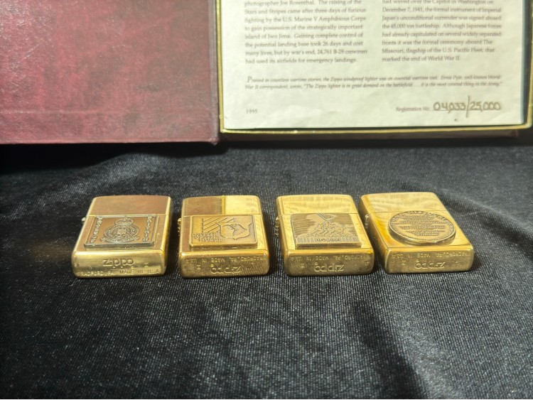 Orijinal Zippo Çakmak Seti -WORLD WAR II - A REMEMBRANCE VOL 1 Limited Edition