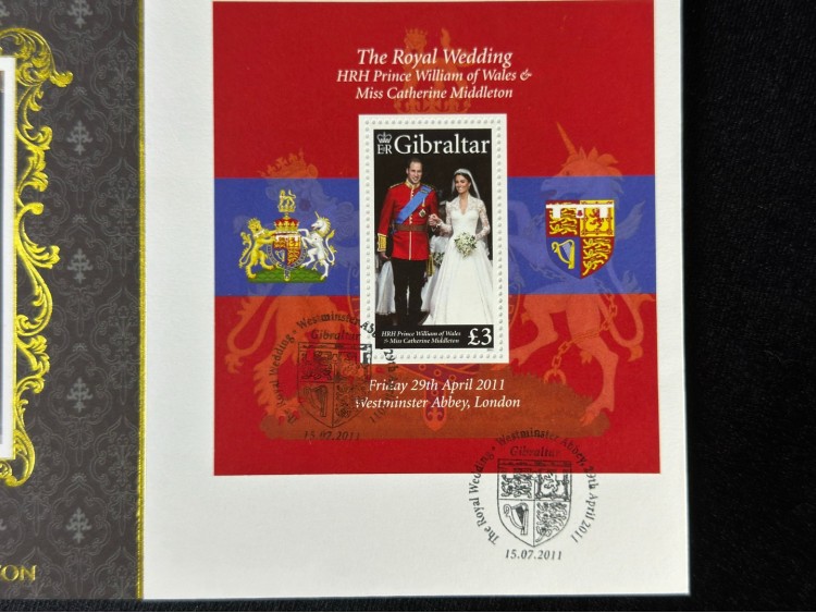 İngiltere THE ROYAL WEDDİNG HRH PRİNCE WİİLİAM AND MİSS CATHERİNE MİDDLETON LİMİTED 90/100