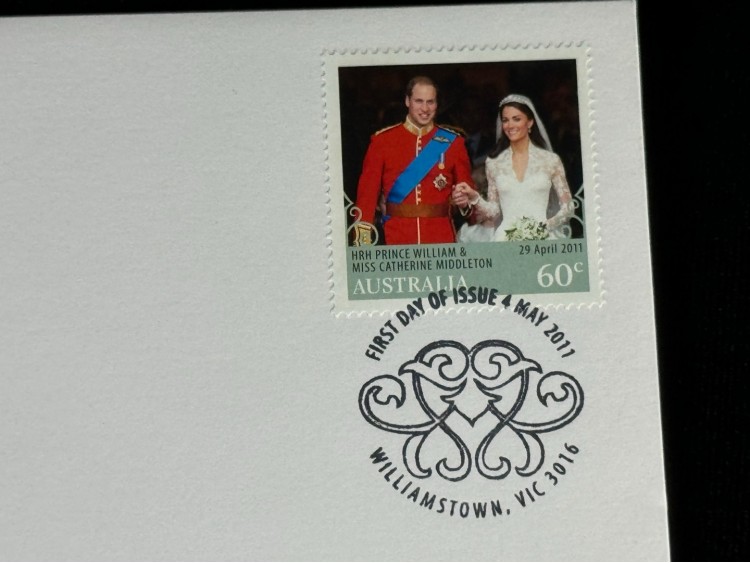 İngiltere THE ROYAL WEDDİNG HRH PRİNCE WİİLİAM AND MİSS CATHERİNE MİDDLETON LİMİTED 69/100 Australia